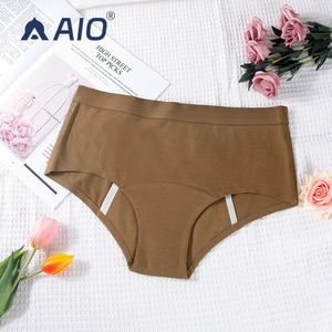 Sous-vêtements menstruels <span class=keywords><strong>pour</strong></span> adolescentes OEM, absorbants, culotte menstruelle très haute, sous-vêtements menstruels <span class=keywords><strong>pour</strong></span> femmes, coton 4 couches - Product Image 1