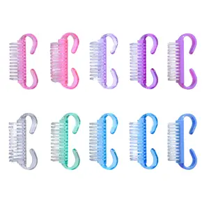 Xử lý Grip Nail Art bụi bàn chải Bột làm sạch bàn chải cho móng tay chăm sóc móng tay góc nhỏ bàn chải Remover Công cụ