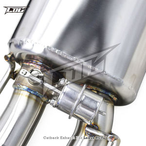 ท่อไอเสียแคทแบ็กสแตนเลส OEM สำหรับ Lexus RC F/ 5.0L ปี 2015-2021 ระบบไอเสียแบบสปอร์ต Boska Valved พร้อมเสียงไดนามิก - Product Image 4