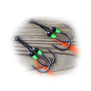 408 stainless steel Dual Hooks Slow Pitch Jigging Assist Hooks Fishing