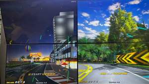 Furious Speed DX Racing Car Four Screen Dynamic Simulator Máquina de juego Idioma inglés - Product Image 6