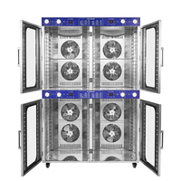 64 Bakjes Commerciële RVS Voedseldehydrator Droogmachine voor Voedselverwerking Mango's Fruit Groenten