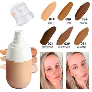 Base de maquillaje de marca privada, base líquida impermeable vegana, alta calidad, alta cobertura, <span class=keywords><strong>24h</strong></span>, <span class=keywords><strong>Super</strong></span> <span class=keywords><strong>Stay</strong></span> Whitening Vegan - Product Image 4
