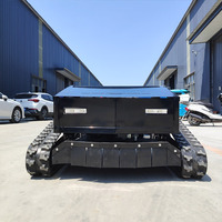 MESIN PEMOTONG RUMPUT MINI OTOMATIS TERLARIS DENGAN REMOTE CONTROL ROBOT CERDAS DIY INDUSTRI BERBENARAN BENSIN/GASOLIN DENGAN KOTAK PENAMPUNG RUMPUT