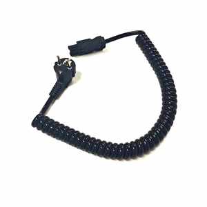 Câble d'alimentation industriel en spirale EU CEE 7/7 Schuko vers <span class=keywords><strong>connecteur</strong></span> GS 3 conducteurs 1,5 mm² résistant à l'huile en PU - Product Image 2