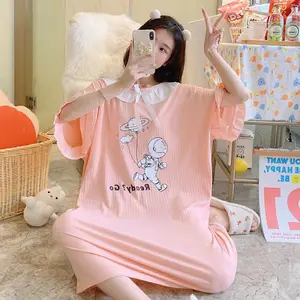 Pijamas Stich Cá Nhân Piyama Murah Daster Wanita Pijama Váy Ngủ Nữ Váy Ngủ Váy Ngủ Váy Ngủ Váy Ngủ Cho Nữ