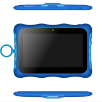 Tablette Android 7 pouces pour enfants, écran tactile capacitif, Wi-Fi, interface USB, fonctions éducatives, antichoc, 8 Go, Nouveau modèle en gros