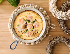 Manteles individuales de decoración del hogar ecológicos de paja de cáscara de maíz tejida Natural personalizada al por mayor manteles de mesa reciclables baratos - Product Image 2