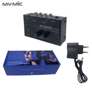 Mini amplificateur phono PP500, préamplificateur pour casque, préamplificateur pour microphone, mixeur audio avec contrôle du volume pour tourne-disque <span class=keywords><strong>vinyle</strong></span> - Product Image 6