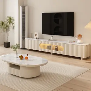 Popular TV Stand Modern Luxury Coffee Table And TV Cabinet Set Nordic Furniture Design TV Stands For Living Room