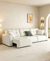 Multifunktionales Klappbares Stoffsofa mit Abnehmbarem Bezug für Wohnzimmer und Apartment