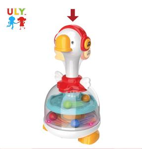 아기 프레스 장난감 백조 스핀 점프 공 스윙 음악 아기 교육 Toy1-2 세 - Product Image 2
