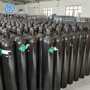 Cilindro de gás de alta pressão para uso industrial, 50L, 300Bar, oxigênio/nitrogênio/argônio/hidrogênio/hélio, cilindro de ar comprimido - Product Image 3