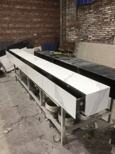 定制现代矩形花岗岩电视柜电视长凳电视支架，带酒店浴室陶瓷台面 - Product Image 5