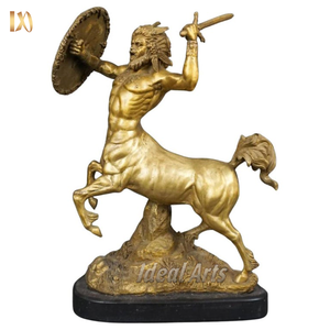Estatua de <span class=keywords><strong>Centauro</strong></span> de bronce fundido, figura de tamaño natural, escultura de hombre a la venta - Product Image 4