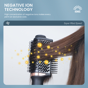 Sèche-cheveux professionnel 1200W souffleur <span class=keywords><strong>brosse</strong></span> ronde <span class=keywords><strong>chauffante</strong></span> sèche-cheveux volumateur Air chaud bigoudi lisseur <span class=keywords><strong>brosse</strong></span> - Product Image 5