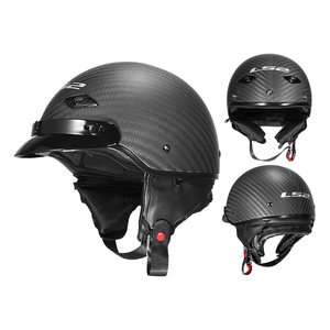 <span class=keywords><strong>LS2</strong></span> Nuevo Modelo 568 verano estilo japonés Retro medio <span class=keywords><strong>casco</strong></span> ABS fibra de vidrio Material hombres mujeres montar media motocicleta cascos - Product Image 5