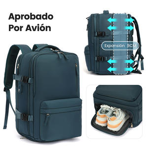 Sac à dos de voyage grand format approuvé pour les vols avec compartiment à chaussures, sac à dos extensible, sac à dos pour ordinateur portable de voyage - Product Image 3