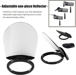 Kit d'accessoires pour flash d'appareil photo <span class=keywords><strong>Godox</strong></span> <span class=keywords><strong>AK</strong></span>-<span class=keywords><strong>R1</strong></span> en plastique pour <span class=keywords><strong>Godox</strong></span> V1 et AD200 AD200pro Speedlight, essentiel pour la photographie de produits - Product Image 5