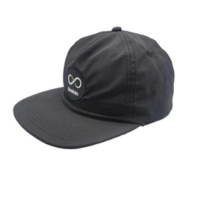 Wholesale Oem <strong>Custom</strong> High Quality 5 Panel Unstructured Embroidery Logo Snapback Cap,<strong>Flat</strong> <strong>Bill</strong> Quick Dry Nylon Rope <strong>Hat</strong> - Product Image 3