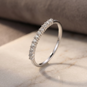 Luxury Minimalist 925 Sterling Silver <b>Moissanite</b> Ring Rhodium 18K Gold Plated Third Party Certified Trendy Fine <b>Jewelry</b> for - Product Image 3