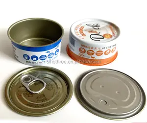 85g 170g Empty Cans Tin Cans Manufacturer Wholesale Price Tuna Chunks Box for Wet Pet Food Sardines Seafood Food