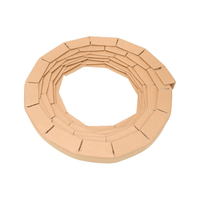 Bandes de protection d'angle en carton ondulé circulaire, écologiques et recyclables, de différentes tailles, pour l'emballage des coins