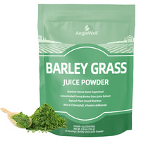 AegleWell Geconcentreerd Gerstegras Sap Poeder 250g Veganistisch Glutenvrij Non-GMO Rijk aan Chlorofyl Vitaminen Plantaardig Groen Superfood