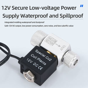 Válvula solenoide de aluminio de alto rendimiento ZRDR, regulador magnético de <span class=keywords><strong>CO2</strong></span> para plantas de Acuario, filtro de tanque de peces de corte nocturno de - Product Image 4