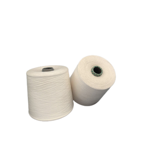 Hilo Ecológico de Mezcla 40% Bambú 60% Algodón 32S 40S Hilado en Anillo para Tejido de Verano, Productos para Bebés, Textil al por Mayor - Product Image 1