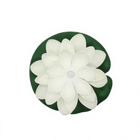 Bougie LED flottante solaire en plastique en forme de fleur de lotus, étanche, à changement de couleur, multicolore, sans flamme, pour piscine