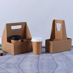 Tái chế Kraft tông lấy đi Cà Phê chủ 2 ly/4 ly cà phê/uống tàu sân bay - Product Image 4