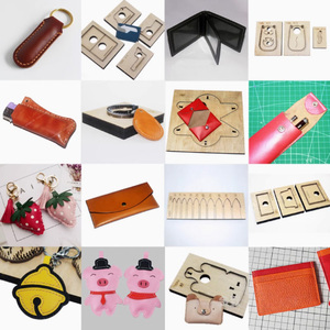 Herramientas artesanales de cuero personalizadas. Troqueles de corte de acrílico aplicables a cajas de papel, cuero y telas - Product Image 6
