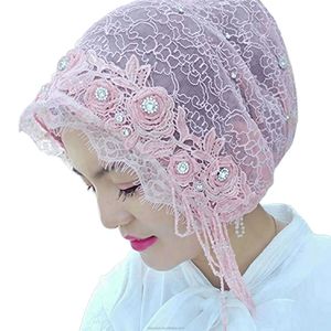 Subgorro musulmán de encaje, transpirable, apto para todas las estaciones, subgorro étnico YASEEN - Product Image 2