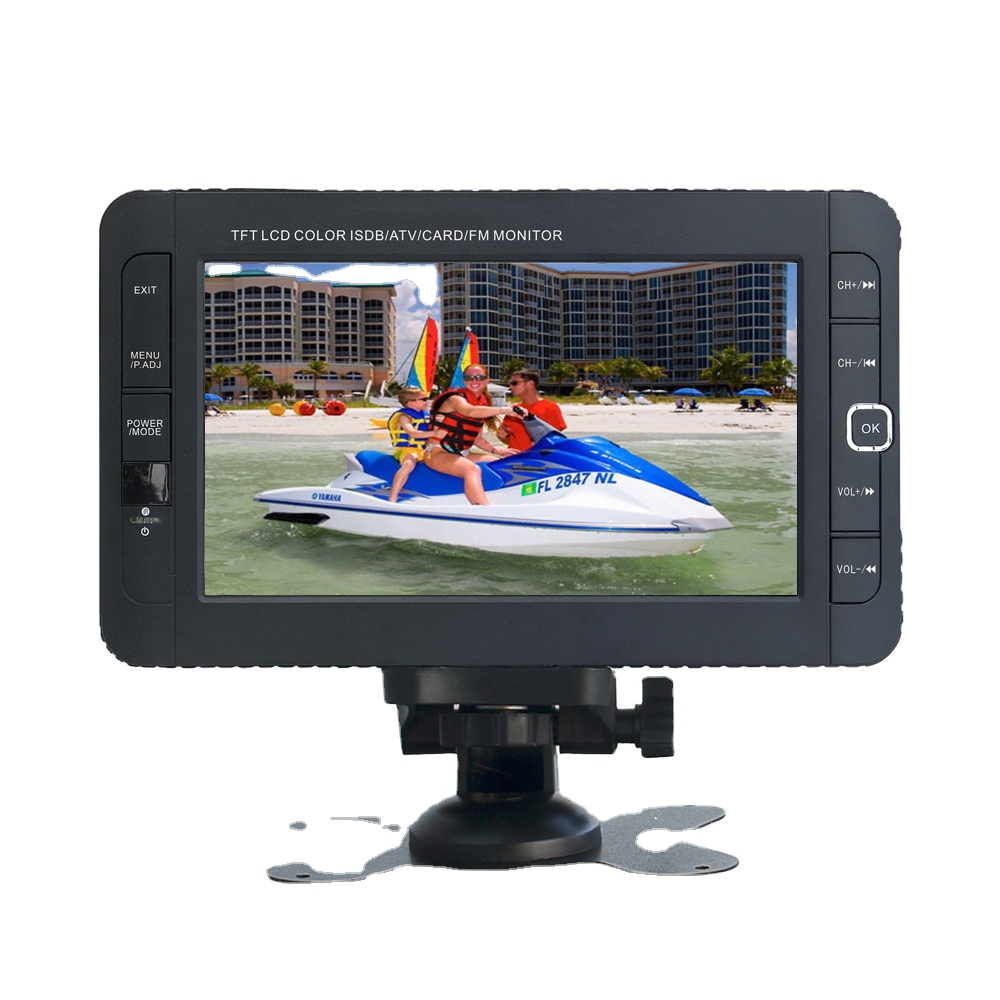 VTEX Bán Buôn Chi Phí Thấp 7 Inch Nhỏ Phẳng Màn Hình Di Động Kỹ Thuật Số Tv Lcd, Kích Thước Nhỏ Ngoài Trời Tv