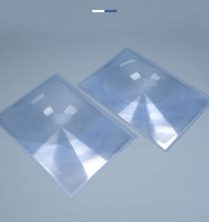 Loupes de lecture portables A4 pleine page en PVC, format grand format 3X