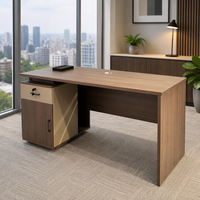 Bureau de Direction et de Personnel Moderne, Prix de Gros Abordable, avec Design Modulaire en Bois et Verre pour Mobilier de Bureau à Domicile