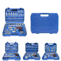 Kit de clés à douilles professionnel en acier au carbone de 94 pièces, capacité de couple de 1000 lb-pi, disponible en version OEM pour l'industrie, le bricolage et le garage