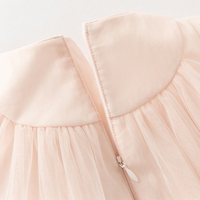 Robe de princesse en maille pour filles DB1261889 DAVE BELLA, nouvelle collection printemps, tenue pour bébé et enfant, robe rose douce