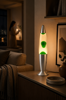 Lampe de table décorative moderne en aluminium et verre, sans fil, à LED effet lave, pour salon, cadeau, vente au détail et en gros
