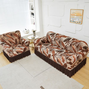 Novedad 2026 Funda <span class=keywords><strong>de</strong></span> Sofá con Faldón Floral Universal Multifuncional para Sala <span class=keywords><strong>de</strong></span> Estar a Prueba <span class=keywords><strong>de</strong></span> Polvo y Antideslizante - Product Image 5