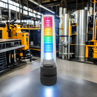 Feu de signalisation pour la sécurité des machines-outils M4A, lumière d'avertissement multicouche multicolore RYGBW DC 24V avec buzzer