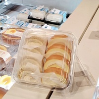 Food Grade Carton Packaging Box for Roll Cake Queen Roll Sandwich & Bread-8-Pack UV Printed Rectangle Shape