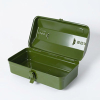 Boîte à outils métallique fournie directement par l'usine, boîte de rangement pour quincaillerie domestique, boîte cadeau, boîte à outils personnalisable