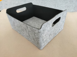 Cajas de almacenamiento de punto de fábrica, Cubo de almacenamiento plegable con moldura integrada, organizador de contenedores - Product Image 4
