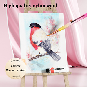 Pinceaux de peinture pour artistes de haute qualité avec logo personnalisé, pinceaux à aquarelle rétractables pour les voyages, pinceaux pour peinture acrylique et aquarelle - Product Image 3