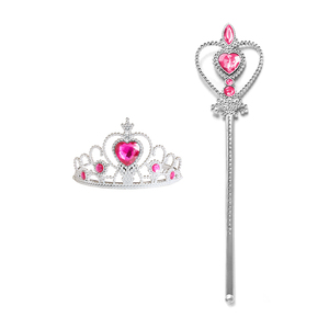 Hb227 Fabriek Groothandel Prinses <span class=keywords><strong>Elsa</strong></span> Anna Tiara <span class=keywords><strong>Kroon</strong></span> En Toverstaf Set Voor Kid Meisjes Verjaardagsfeestje Cadeau - Product Image 5