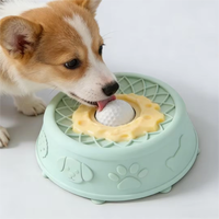 Nouvelle Tendance 2026 : Distributeur de Nourriture à Ventouse Antidérapant pour Chien et Chat, Gamelle Lèche-Ballon en Silicone pour Alimentation Lente et Friandises Liquides