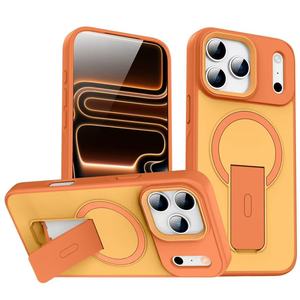 Funda Magnética para Teléfono Móvil S24, Diseño de Armadura de Lujo, Resistente al Agua y a los Golpes, Color Naranja Mate, Venta al Por Mayor - Product Image 6