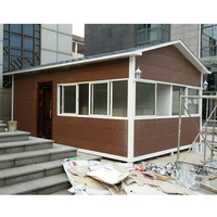 Sandviç Panel malzemeden yapılmış kahve dükkanı ile emlak prefabrik konteyner ev genişletilebilir prefabrik Villa
